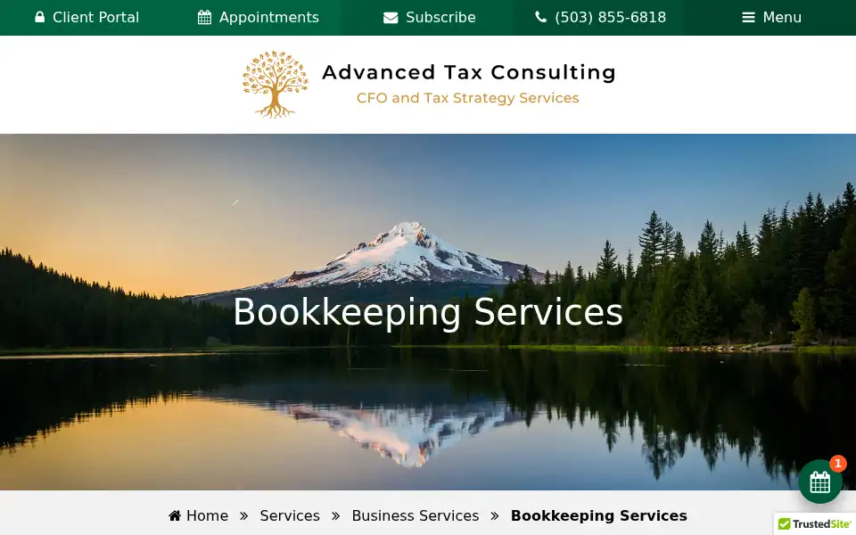 Screenshot of advancedtaxpdx.com