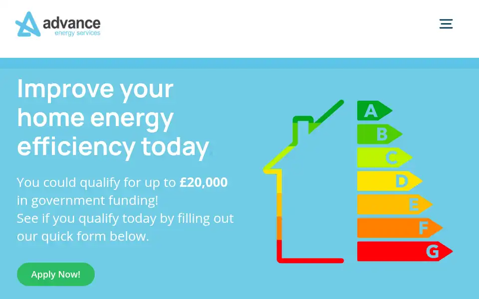 Screenshot of advanceenergy.co.uk