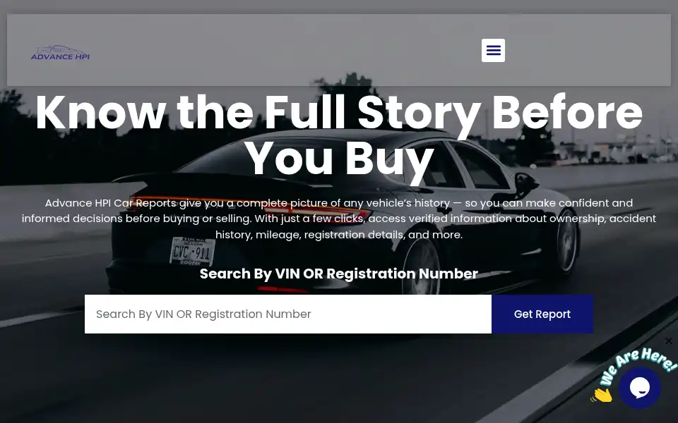 Screenshot of advancehpi.uk