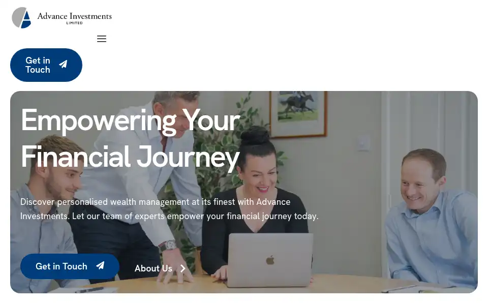 Screenshot of advanceinvestments.com