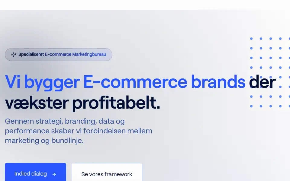 Screenshot of advancelab.dk