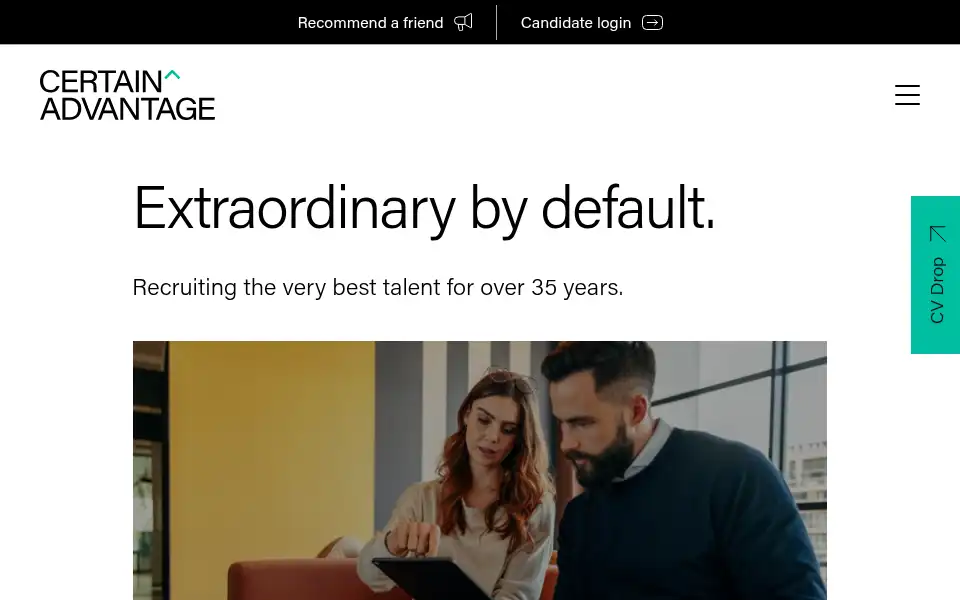 Screenshot of advantageresourcing.co.uk