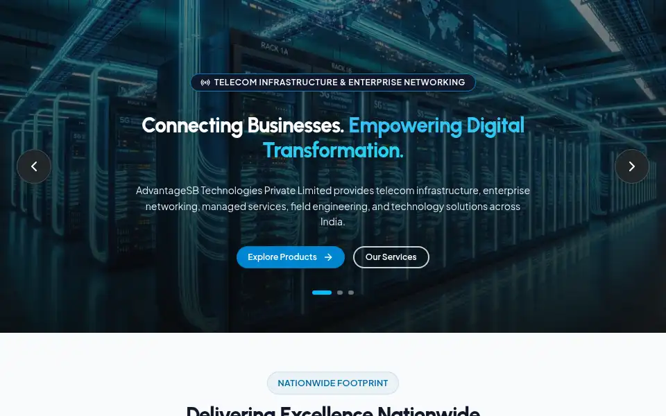 Screenshot of advantagesb.com