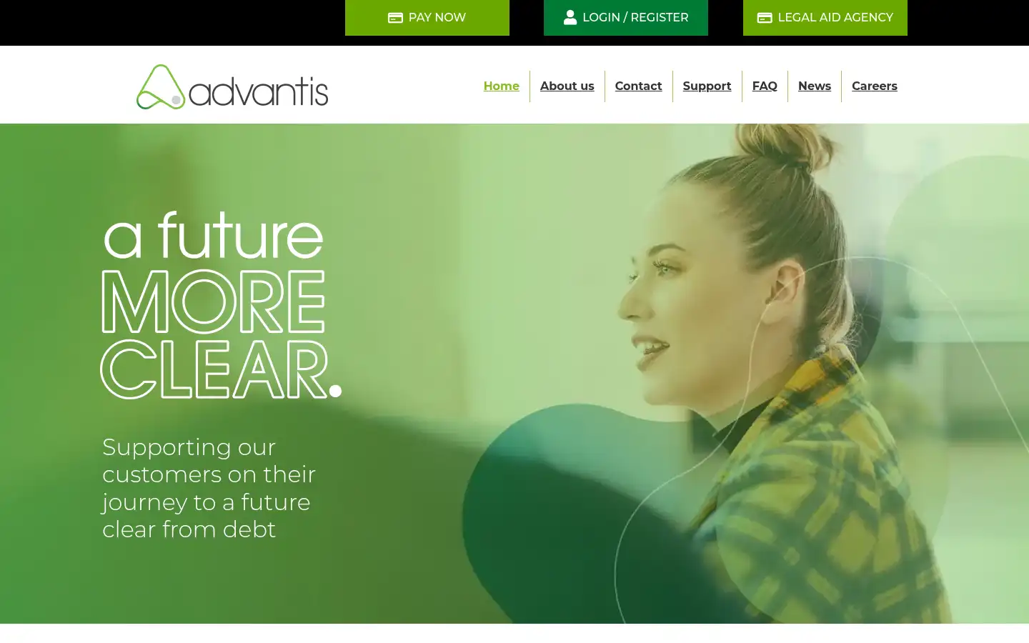 Screenshot of advantiscredit.co.uk