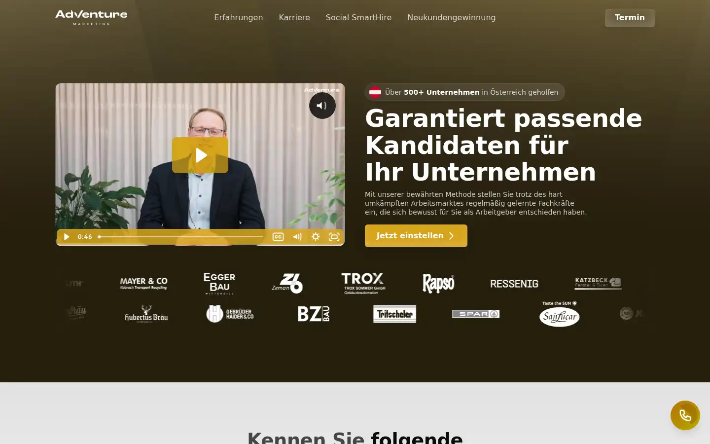 Screenshot of adventure-marketing.com