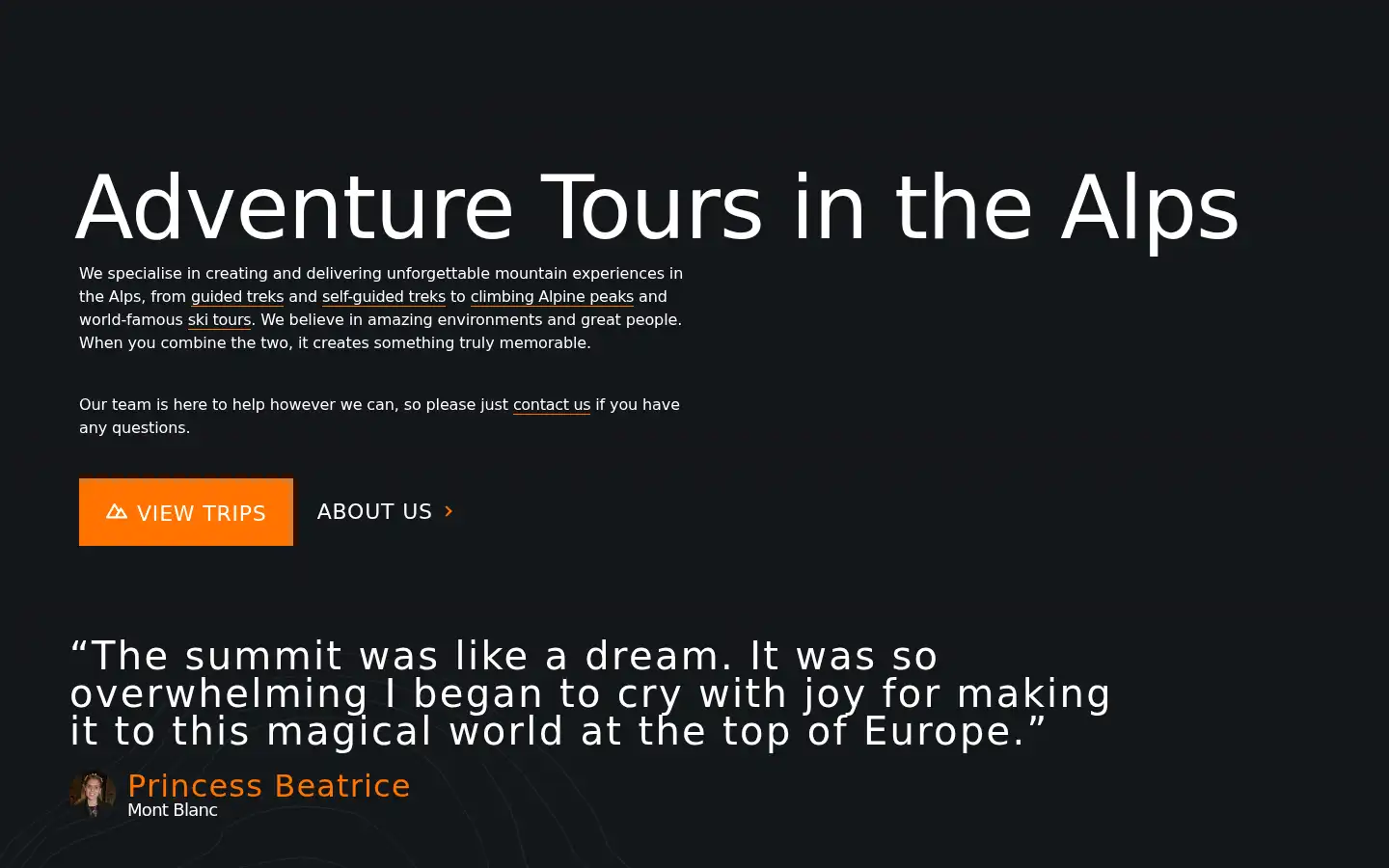 Screenshot of adventurebase.com