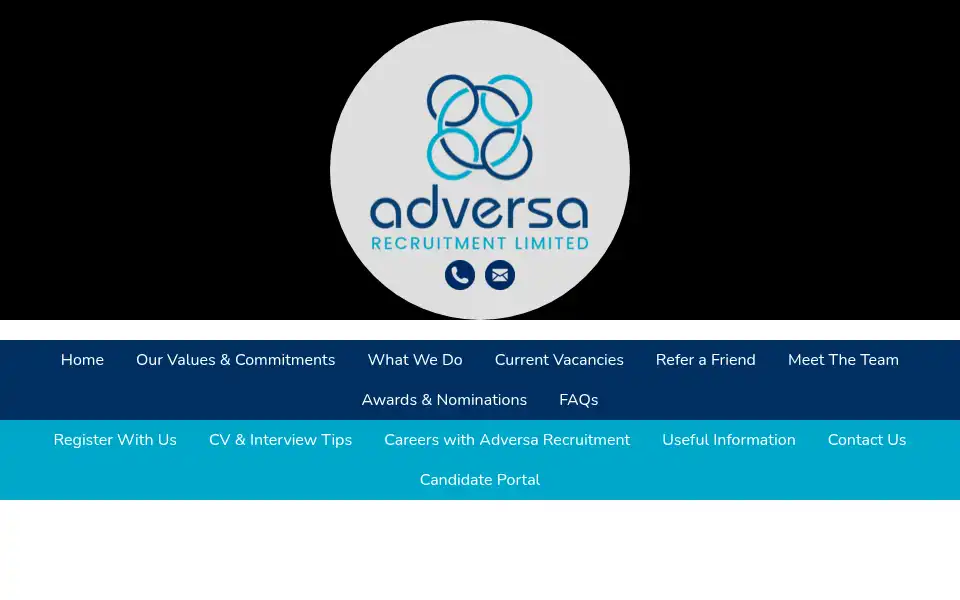 Screenshot of adversa.org.uk