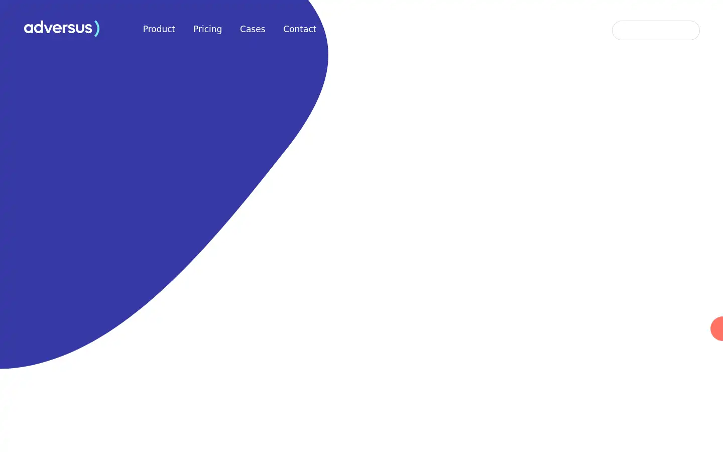 Screenshot of adversus.io