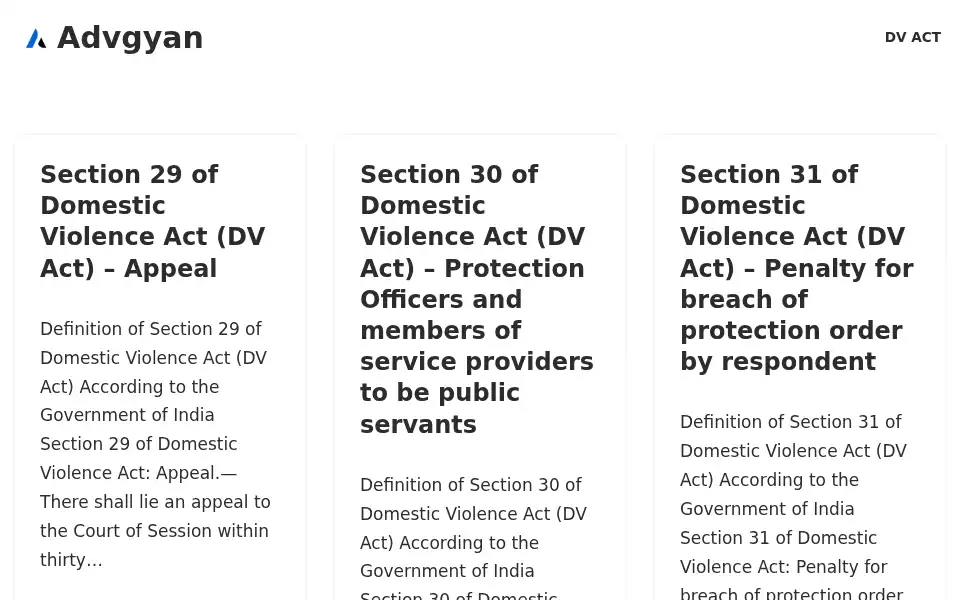 Screenshot of advgyan.com
