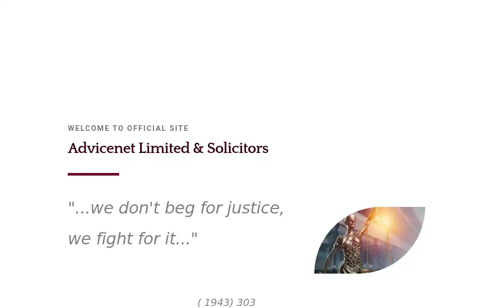 Screenshot of advicenet.co.uk