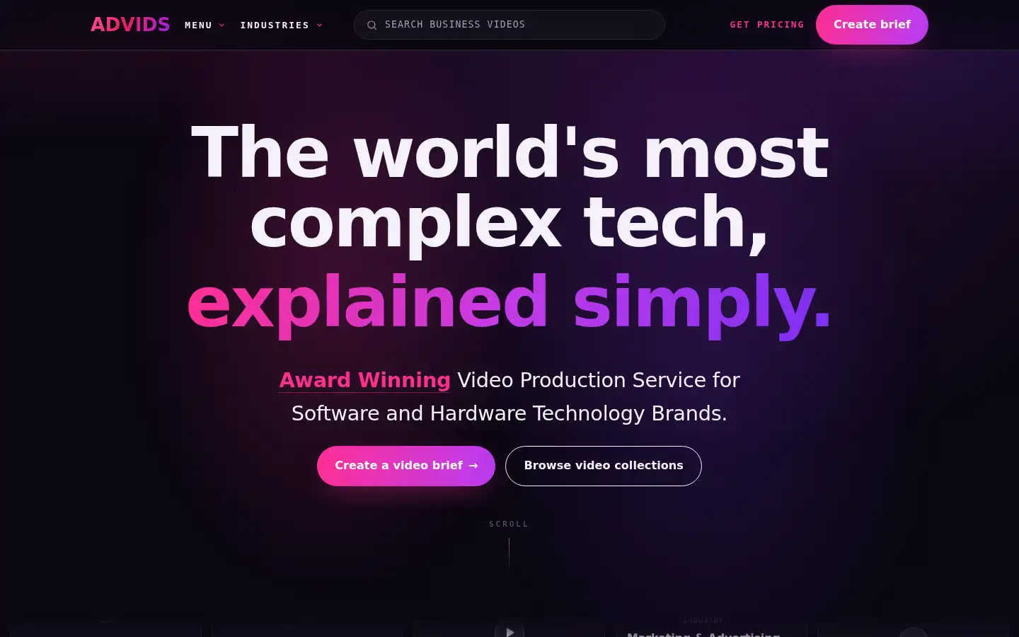 Screenshot of advids.co