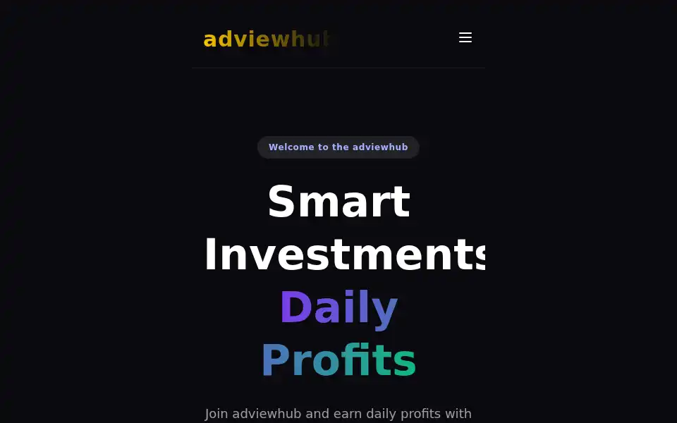 Screenshot of adviewhub.click