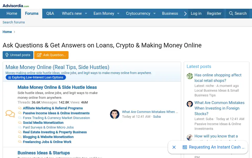 Screenshot of advisordia.com