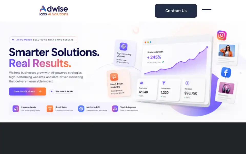 Screenshot of adwiselabs.com