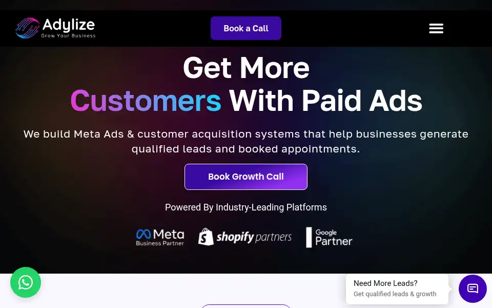 Screenshot of adylize.com