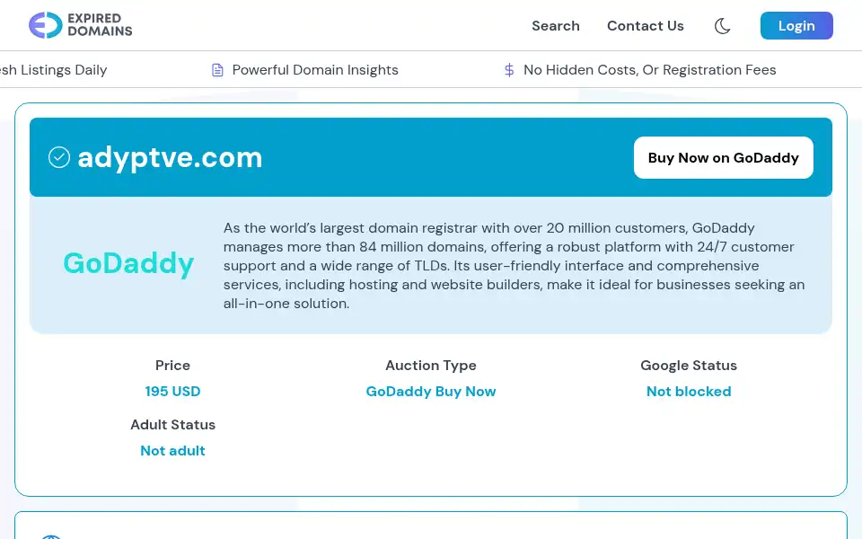 Screenshot of adyptve.com