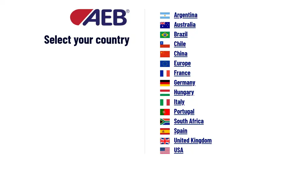Screenshot of aeb-group.com