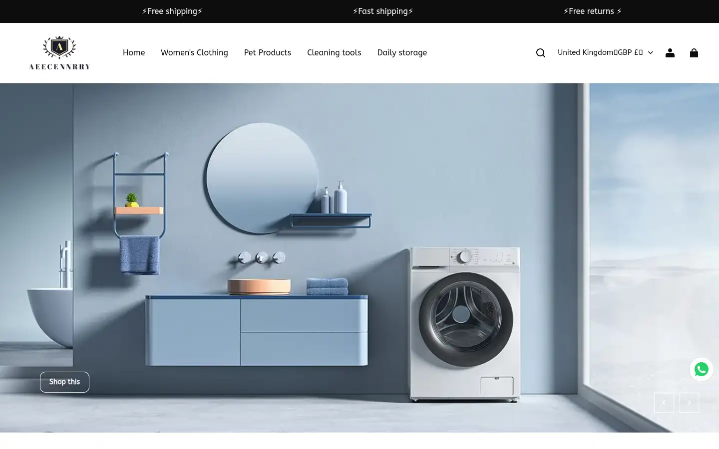 Screenshot of aeecennrry.com