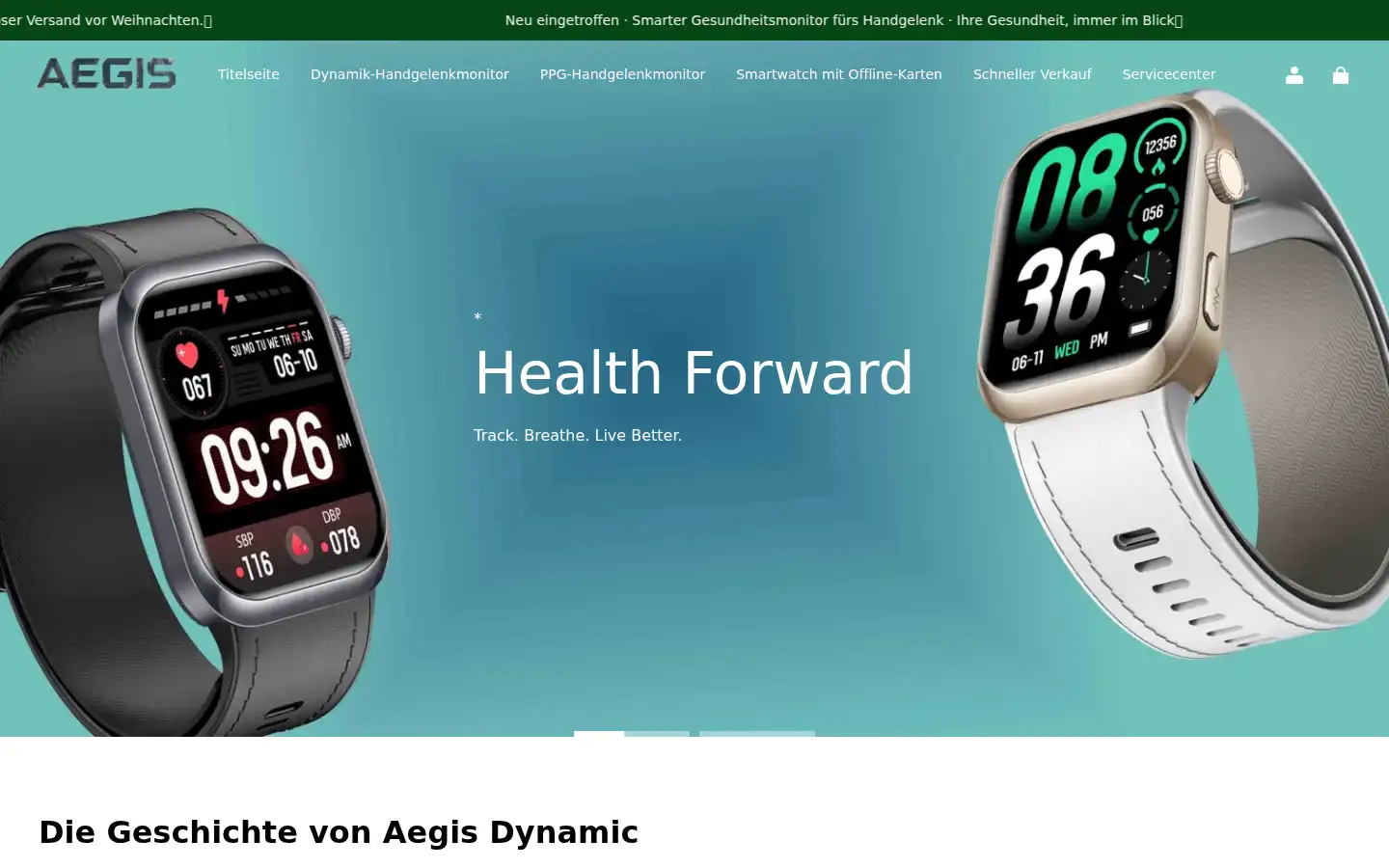 Screenshot of aegis-ch.com
