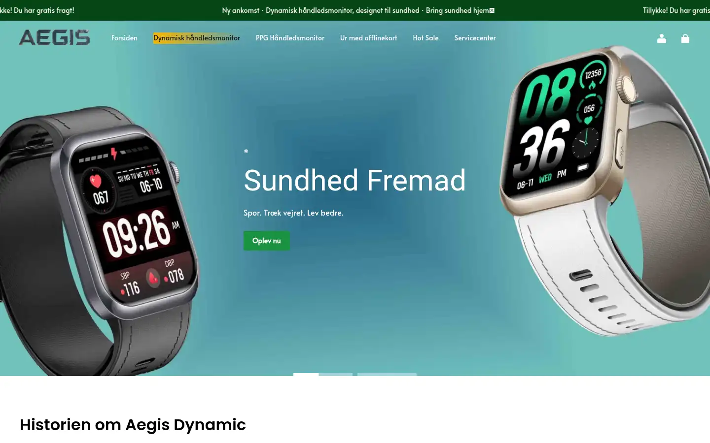 Screenshot of aegis-dk.com