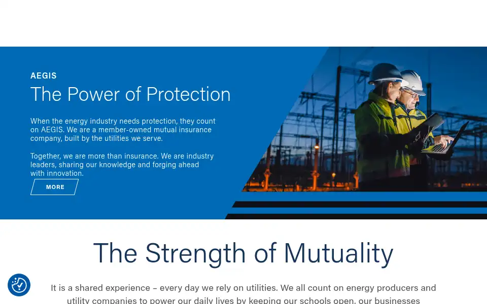 Screenshot of aegislink.com