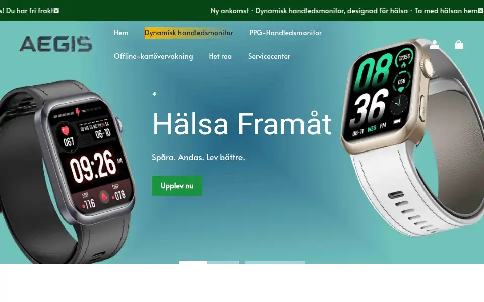 Screenshot of aegisxs.com