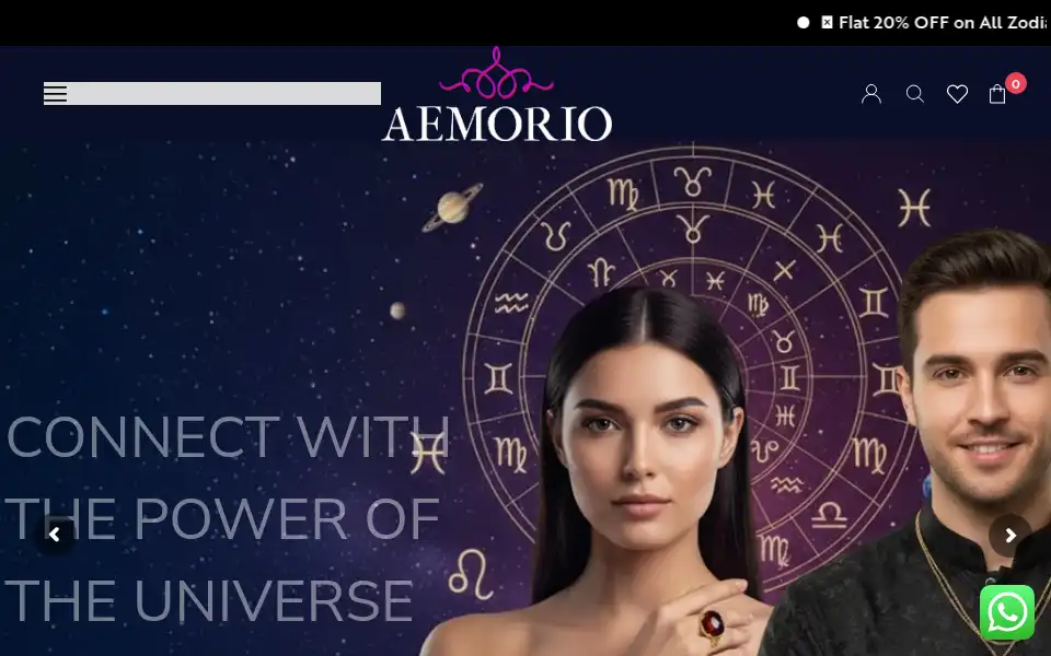 Screenshot of aemorio.com