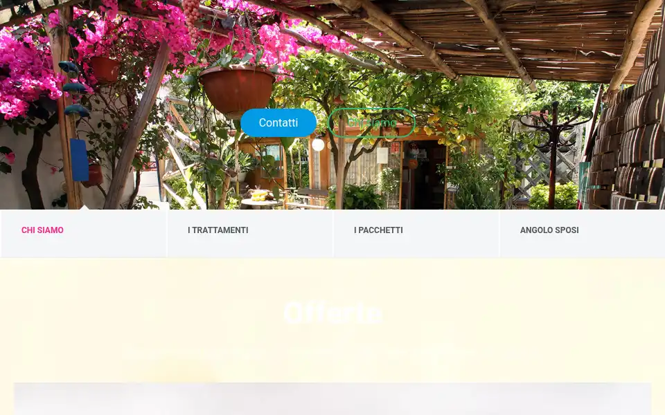 Screenshot of aenariabeautycenter.it