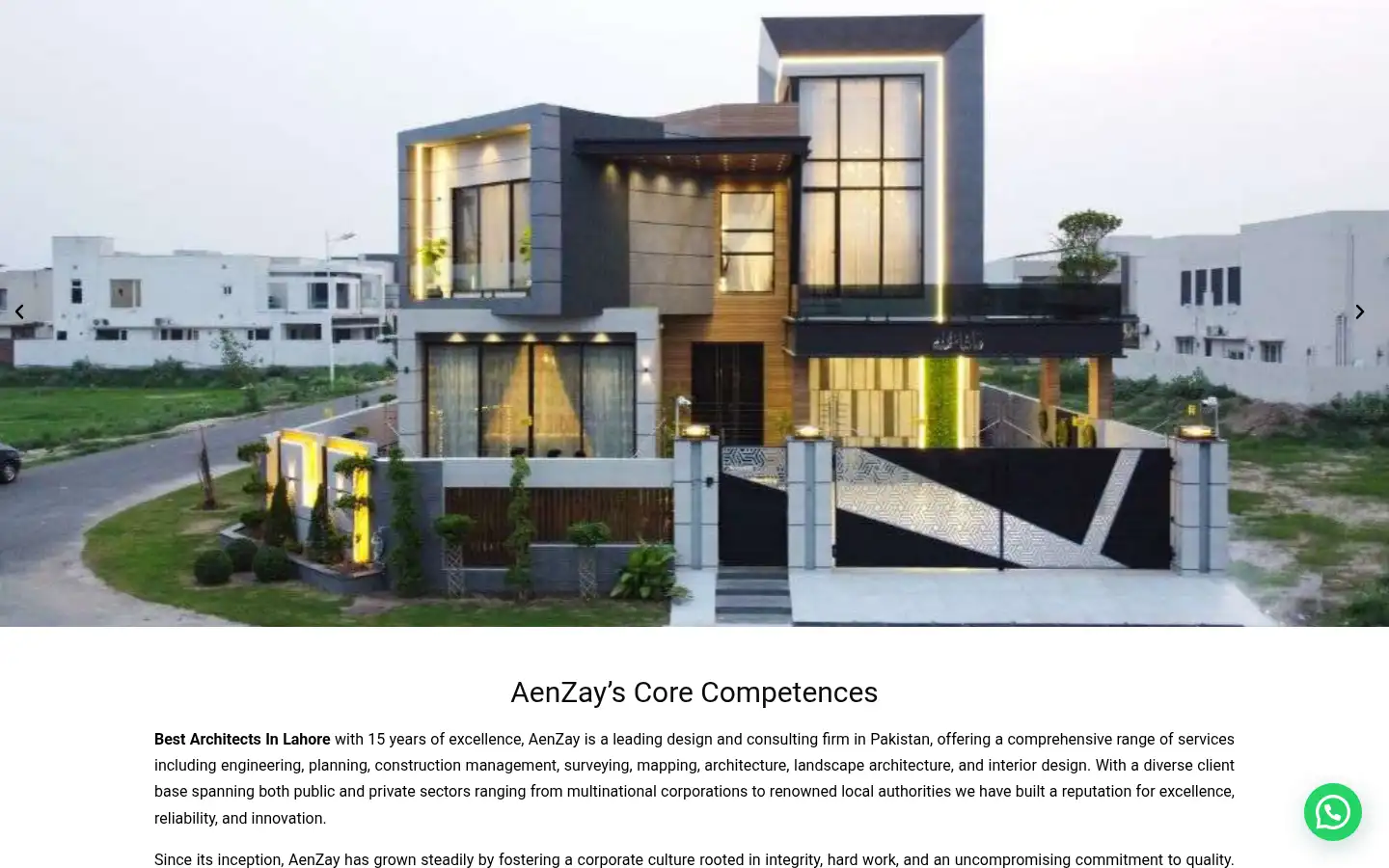 Screenshot of aenzay.com
