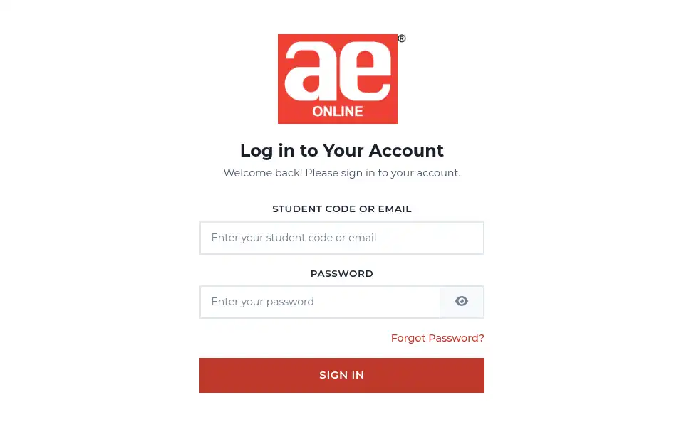 Screenshot of aeonline.co.uk