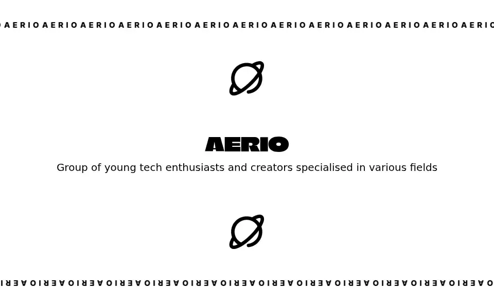 Screenshot of aerio.tech