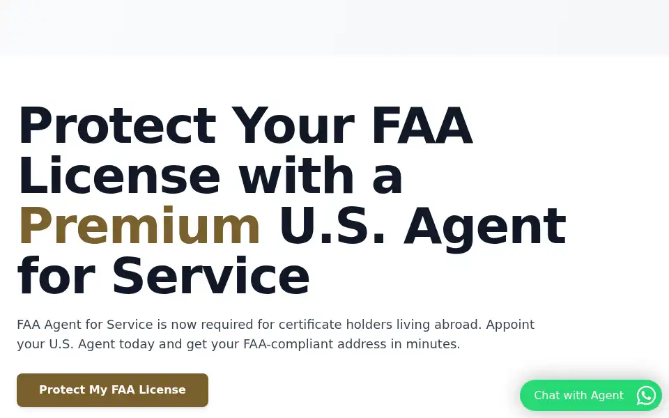 Screenshot of aero-agent.com