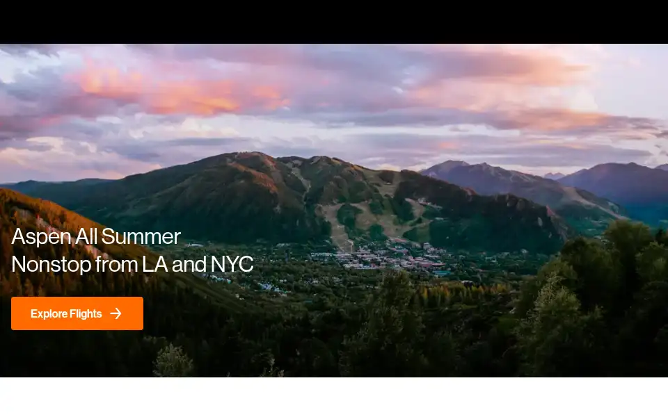 Screenshot of aero.com