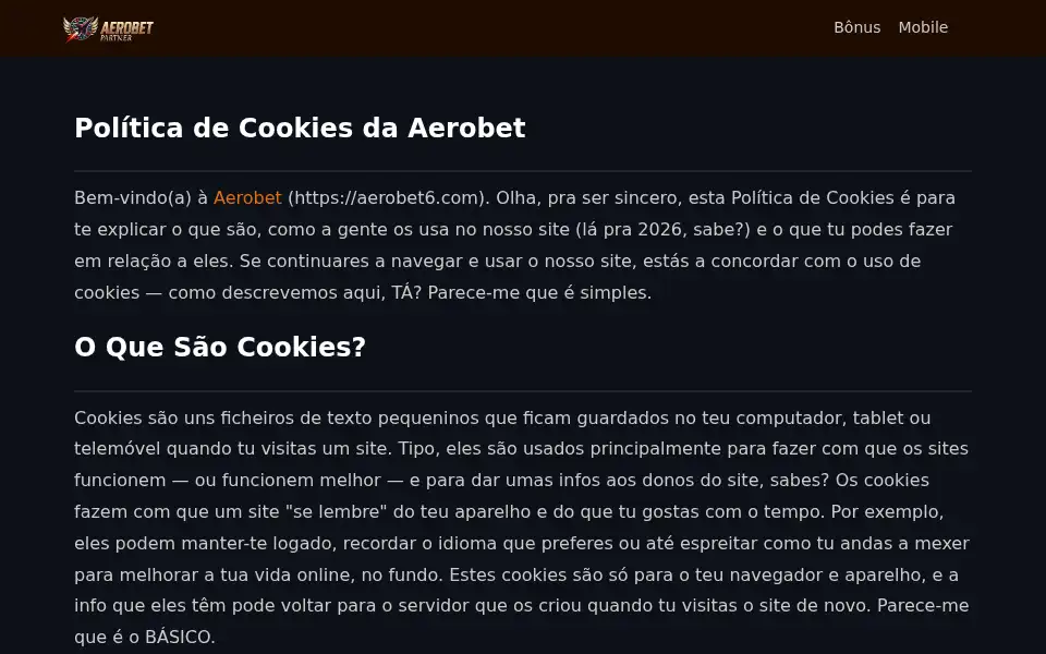Screenshot of aerobet6.com