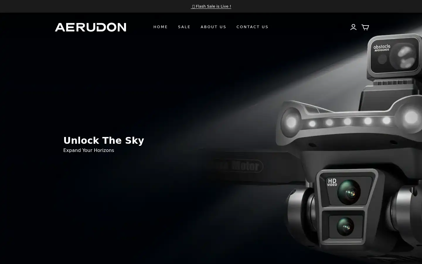 Screenshot of aerudon.com