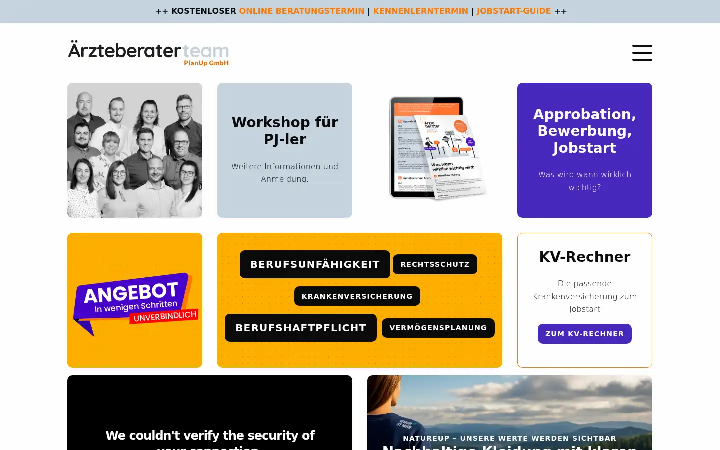 Screenshot of aerzteberater.team