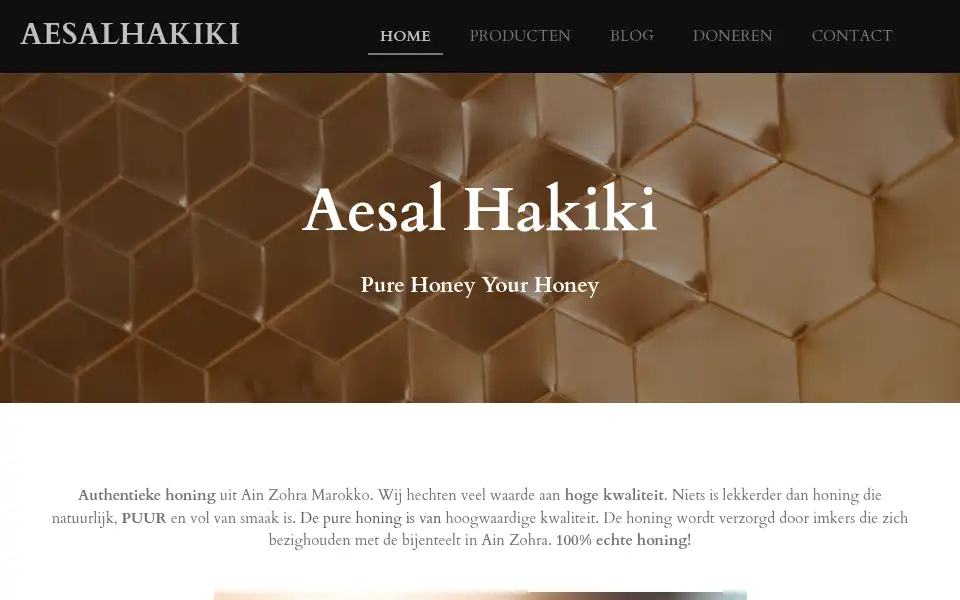 Screenshot of aesalhakiki.jouwweb.nl
