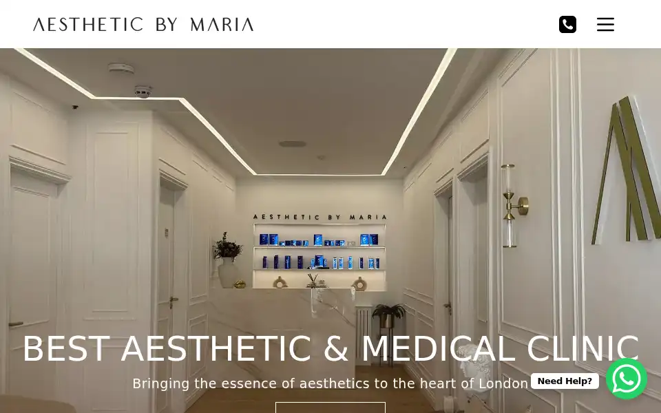 Screenshot of aesthetic-by-maria.com