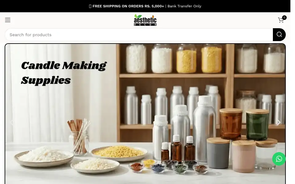 Screenshot of aestheticdecor.pk