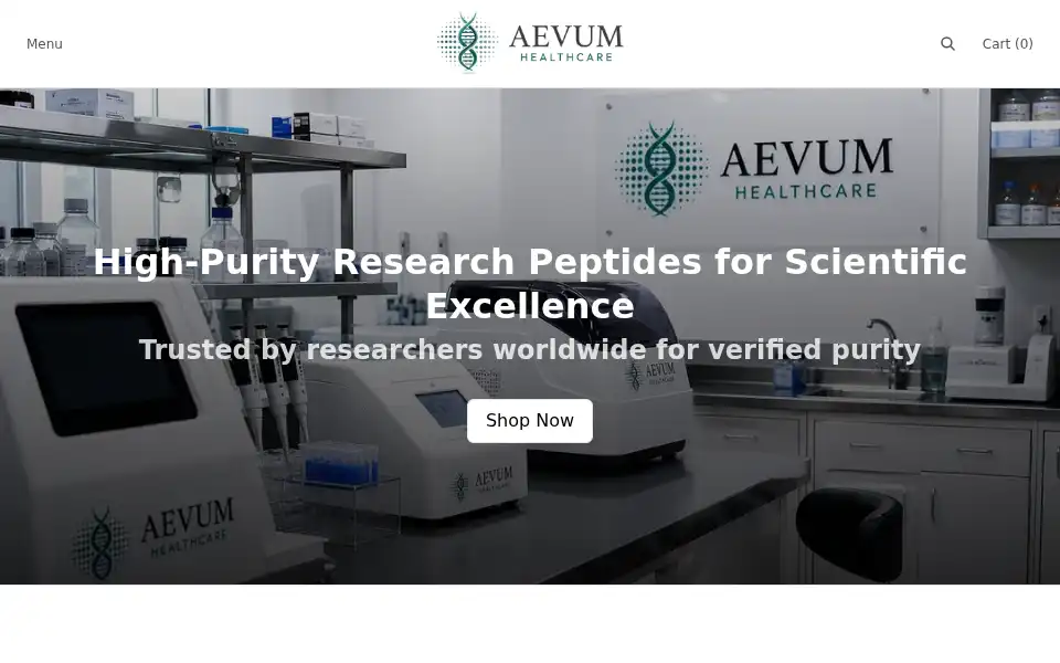 Screenshot of aevumhealthcare.co