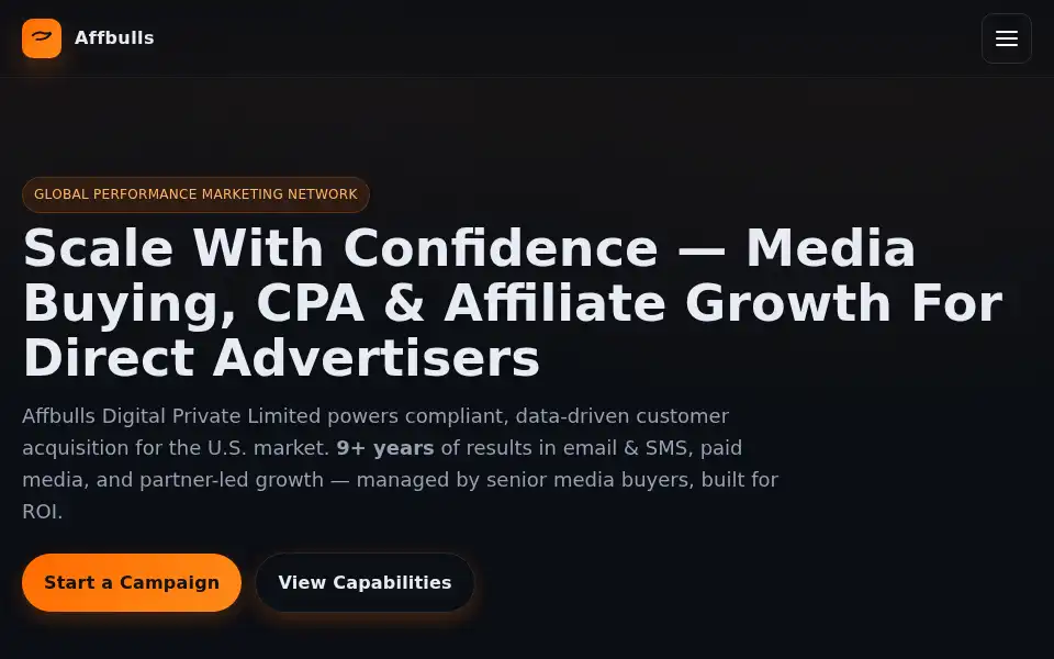 Screenshot of affbulls.com