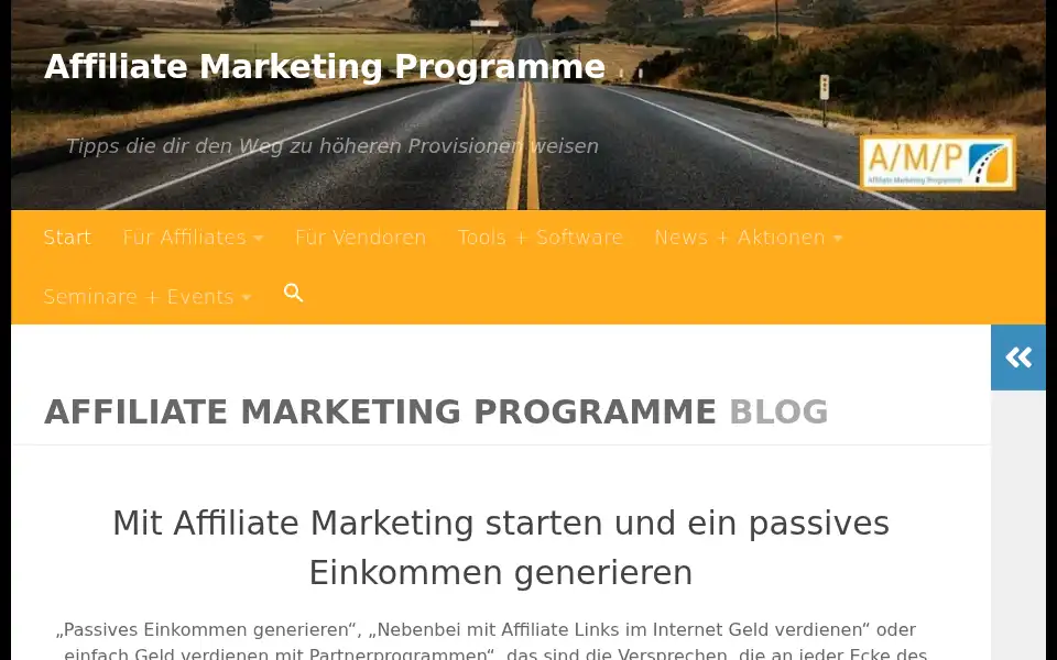 Screenshot of affiliate-marketing-programme.de