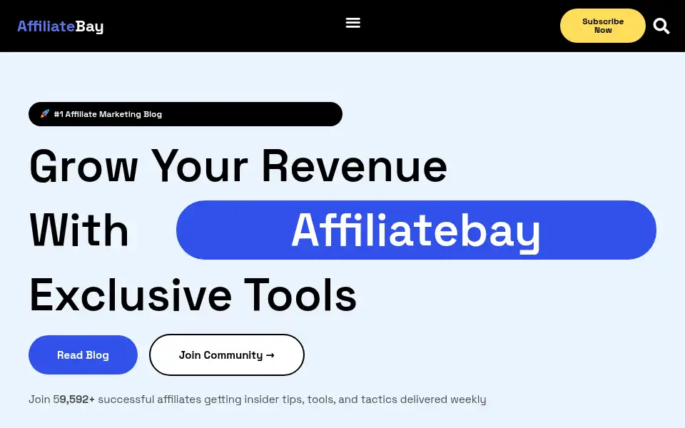 Screenshot of affiliatebay.net