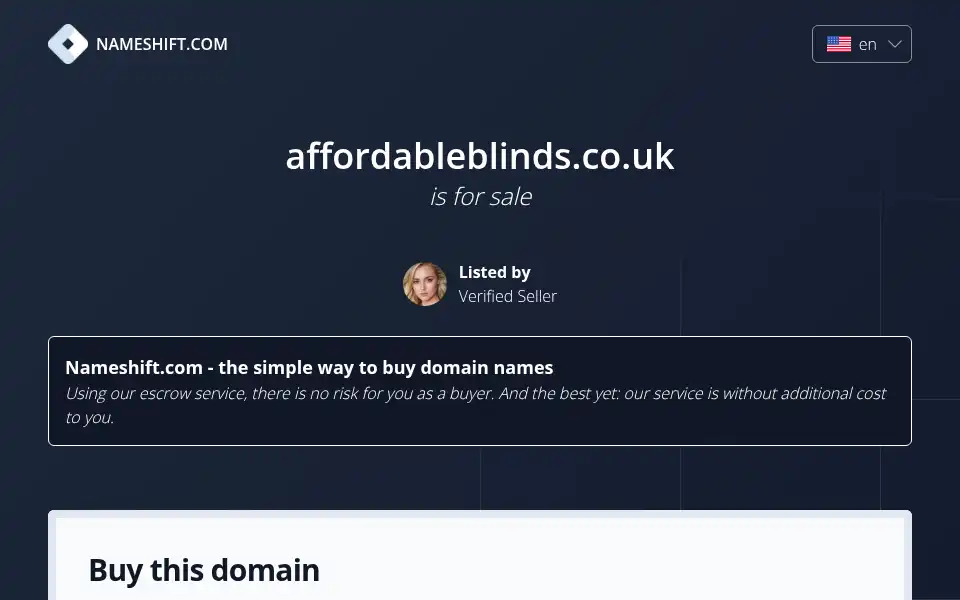 Screenshot of affordableblinds.co.uk