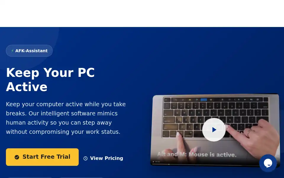Screenshot of afk-assistant.com