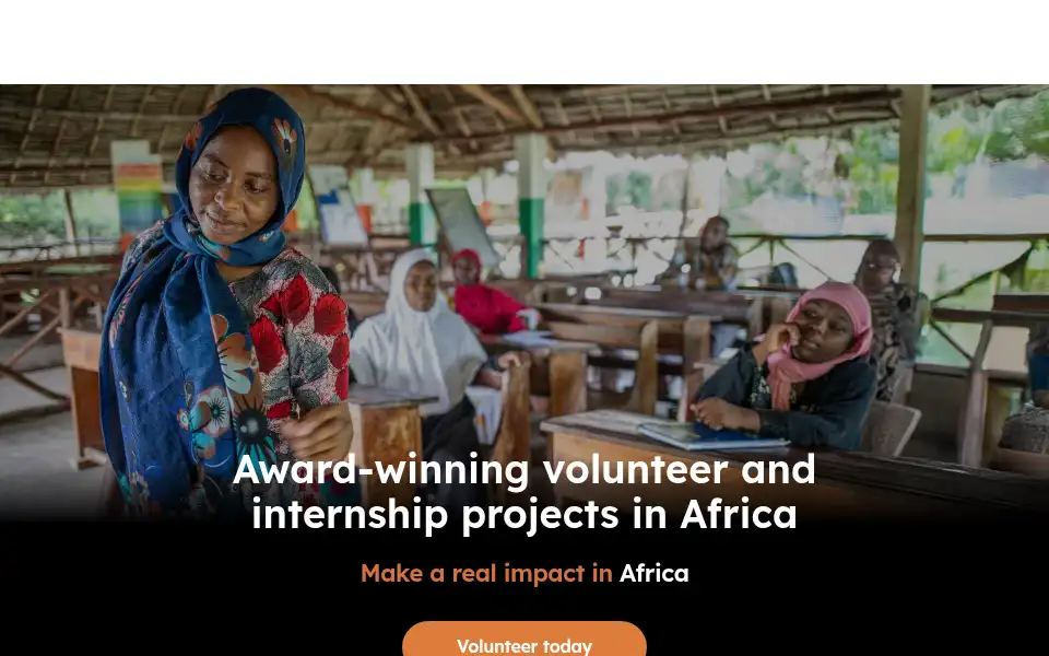 Screenshot of africanimpact.com