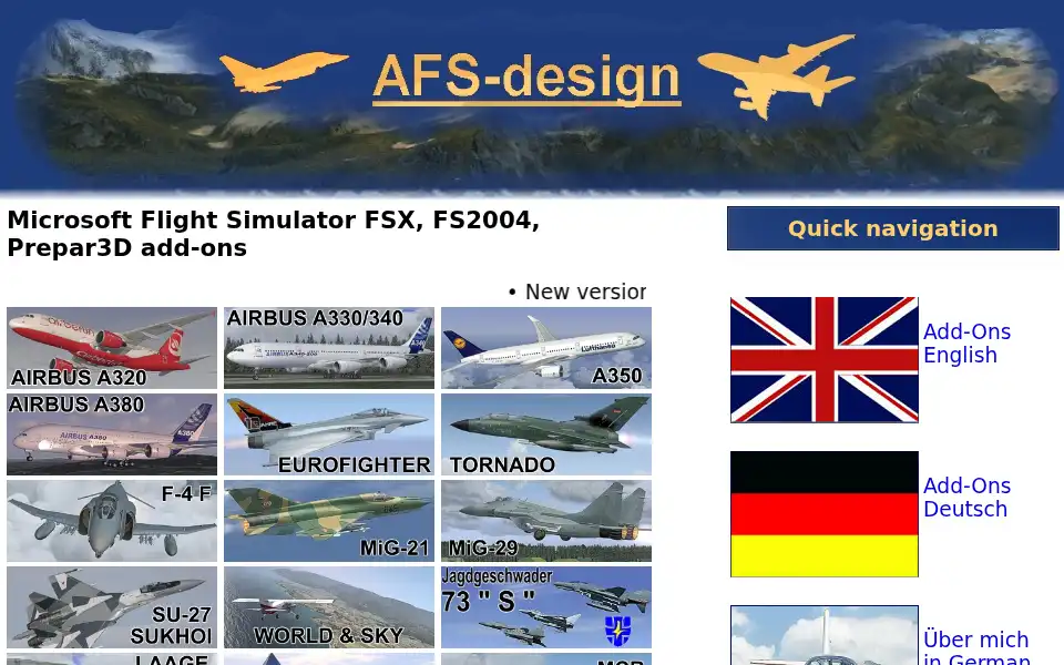 Screenshot of afs-design.de