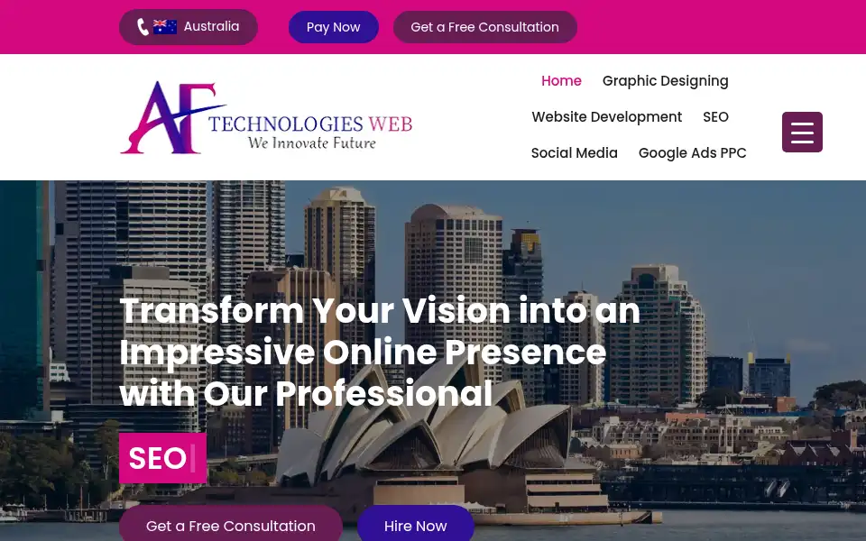Screenshot of aftechnologiesweb.com