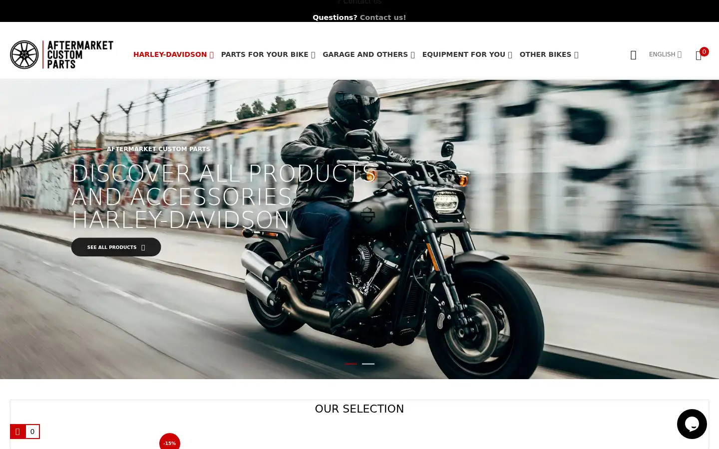 Screenshot of aftermarket-custom-parts.com
