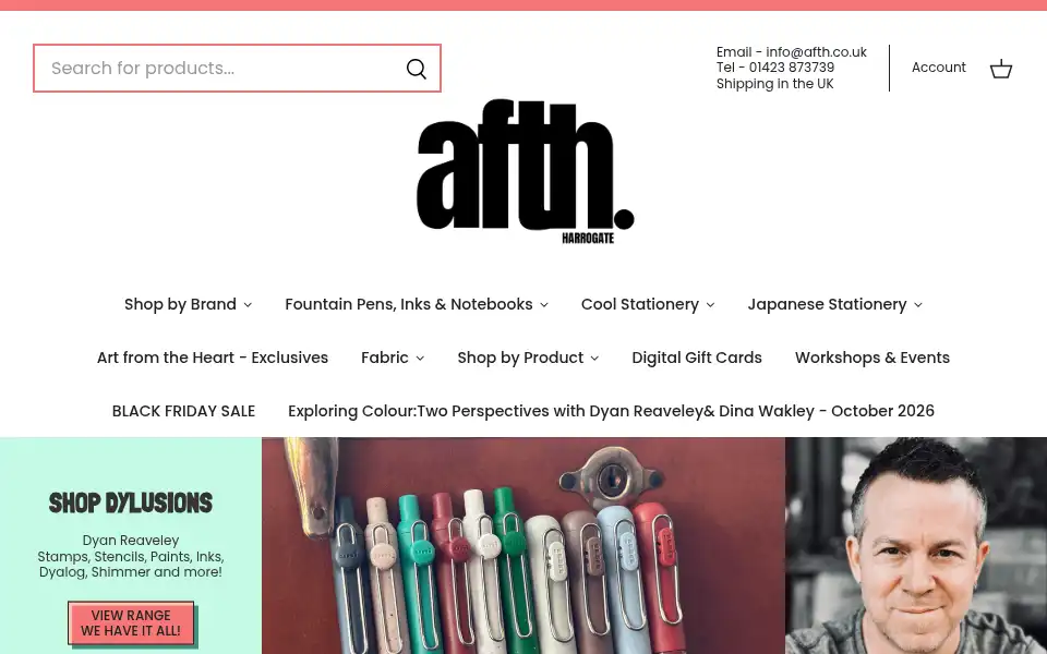 Screenshot of afth.co.uk